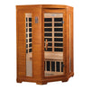 Dynamic "Heming" 2-person corner Low EMF Far Infrared Sauna