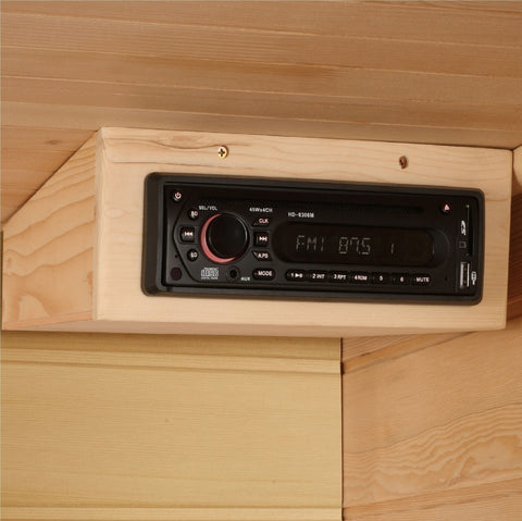 Image of MX-K406-01 Maxxus Low EMF FAR Infrared Sauna Canadian Hemlock