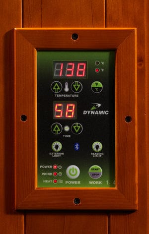 Image of Dynamic "Heming" 2-person corner Low EMF Far Infrared Sauna