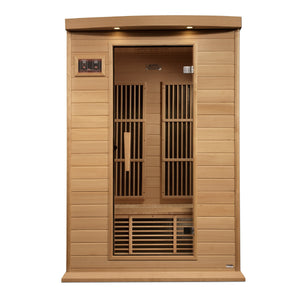 Maxxus 2 Person Near Zero EMF FAR Infrared Sauna - Canadian Hemlock