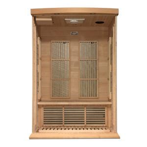 Image of Maxxus 2 Person Near Zero EMF FAR Infrared Sauna - Canadian Hemlock