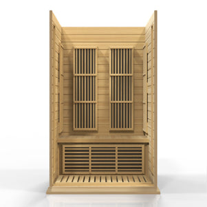 MX-K206-01 Maxxus Low EMF FAR Infrared Sauna Canadian Hemlock