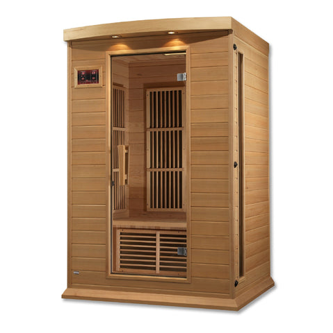 Image of MX-K206-01 Maxxus Low EMF FAR Infrared Sauna Canadian Hemlock