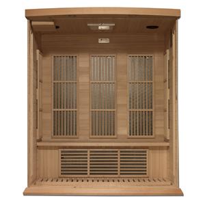 Image of Maxxus 3 Person Near Zero EMF FAR Infrared Sauna - Canadian Hemlock