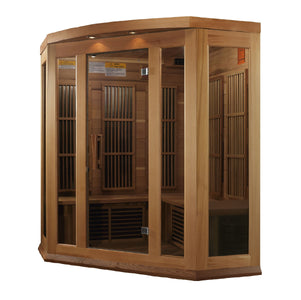 MX-K356-01 Maxxus Low EMF FAR Infrared Sauna Canadian Red Cedar