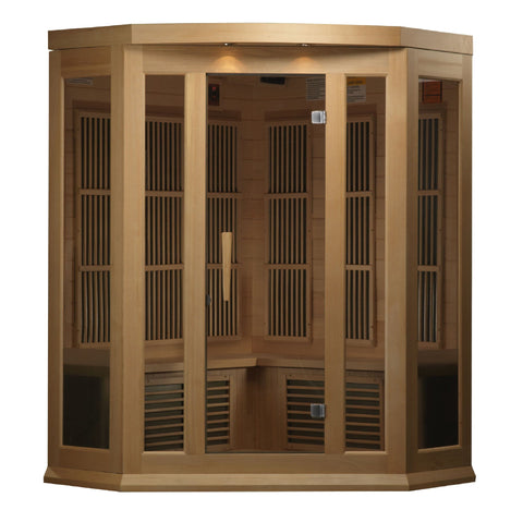 Image of MX-K356-01 Maxxus Low EMF FAR Infrared Sauna Canadian Hemlock