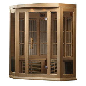 MX-K356-01 Maxxus Low EMF FAR Infrared Sauna Canadian Hemlock