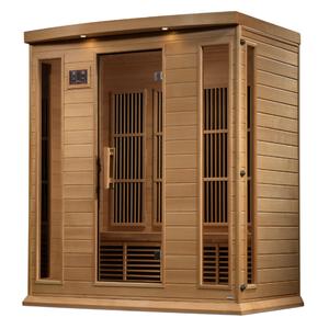 Image of Maxxus 4 Person Near Zero EMF FAR Infrared Sauna - Canadian Hemlock