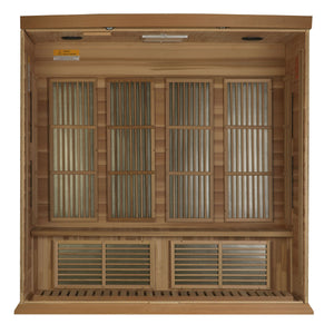 MX-K406-01 Maxxus Low EMF FAR Infrared Sauna Canadian Red Cedar