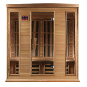 MX-K406-01 Maxxus Low EMF FAR Infrared Sauna Canadian Red Cedar