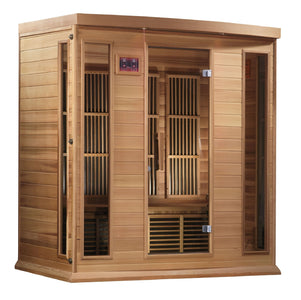 MX-K406-01 Maxxus Low EMF FAR Infrared Sauna Canadian Red Cedar