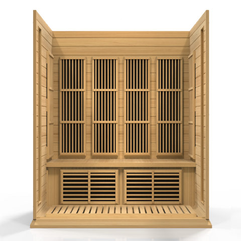 Image of MX-K406-01 Maxxus Low EMF FAR Infrared Sauna Canadian Hemlock