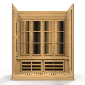 MX-K406-01 Maxxus Low EMF FAR Infrared Sauna Canadian Hemlock