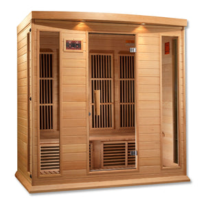 MX-K406-01 Maxxus Low EMF FAR Infrared Sauna Canadian Hemlock