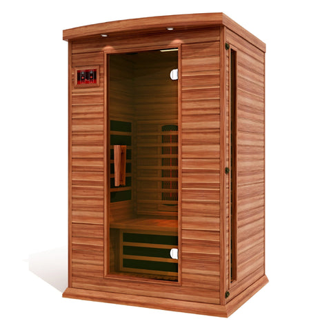 Image of *New 2021 Model* Maxxus 2 Person Full Spectrum Infrared Sauna - Canadian Red Cedar