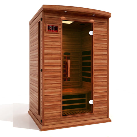 Image of *New 2021 Model* Maxxus 2 Person Full Spectrum Infrared Sauna - Canadian Red Cedar