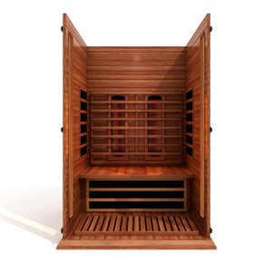 *New 2021 Model* Maxxus 2 Person Full Spectrum Infrared Sauna - Canadian Red Cedar