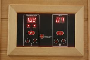 Image of Maxxus "Cholet Edition" 2 Person Near Zero EMF FAR Infrared Sauna - Canadian Red Cedar